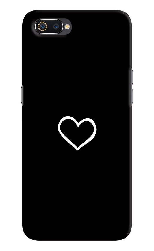 Heart Realme C2 Hard Case Back Cover by Casekaro