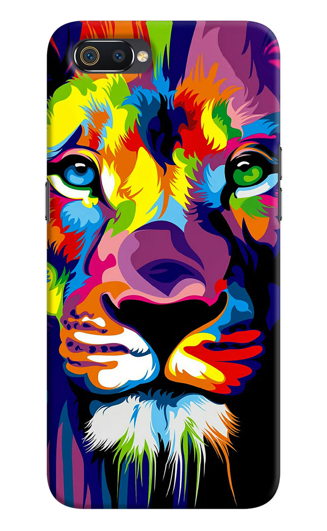 Lion Realme C2 Hard Case Back Cover by Casekaro