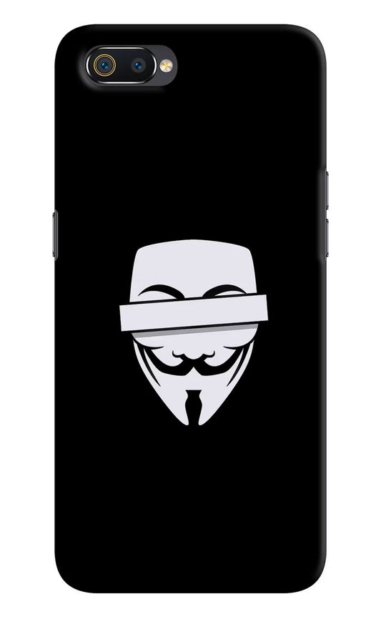 Anonymous Face Realme C2 Hard Case Back Cover by Casekaro