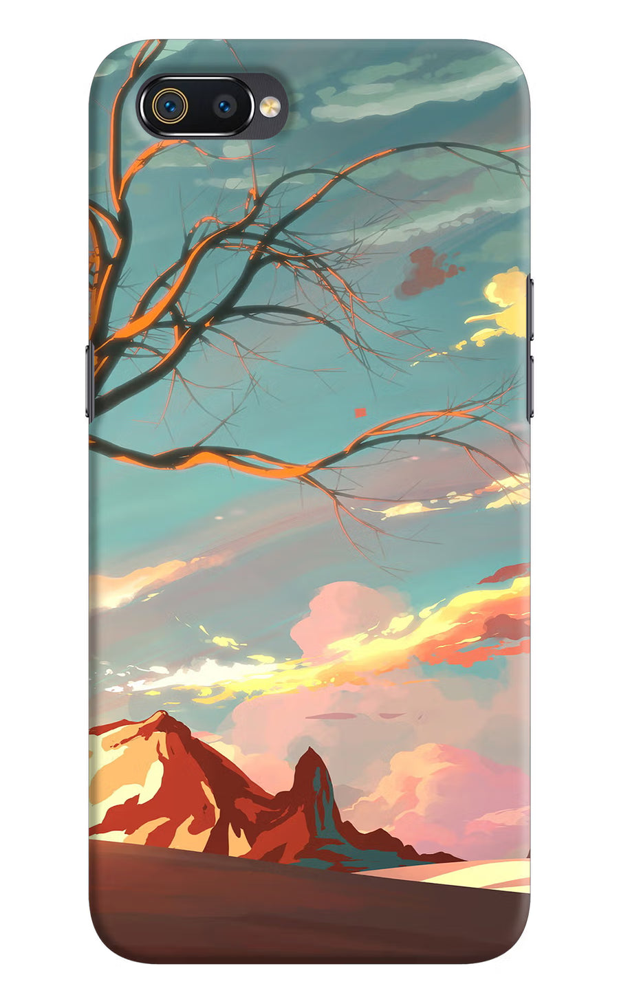 Scenery Realme C2 Back Cover, Hard case
