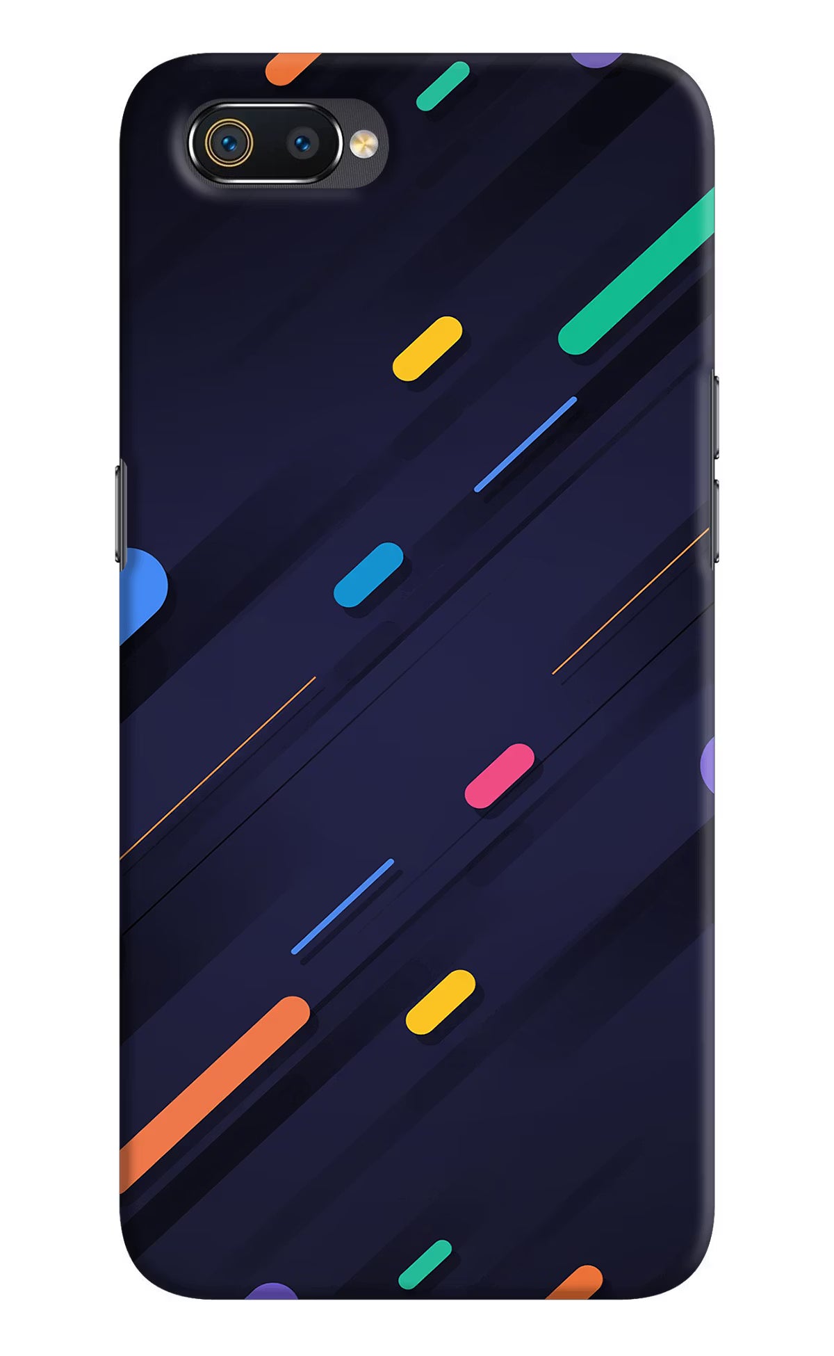 Abstract Design Realme C2 Hard Case Back Cover by Casekaro
