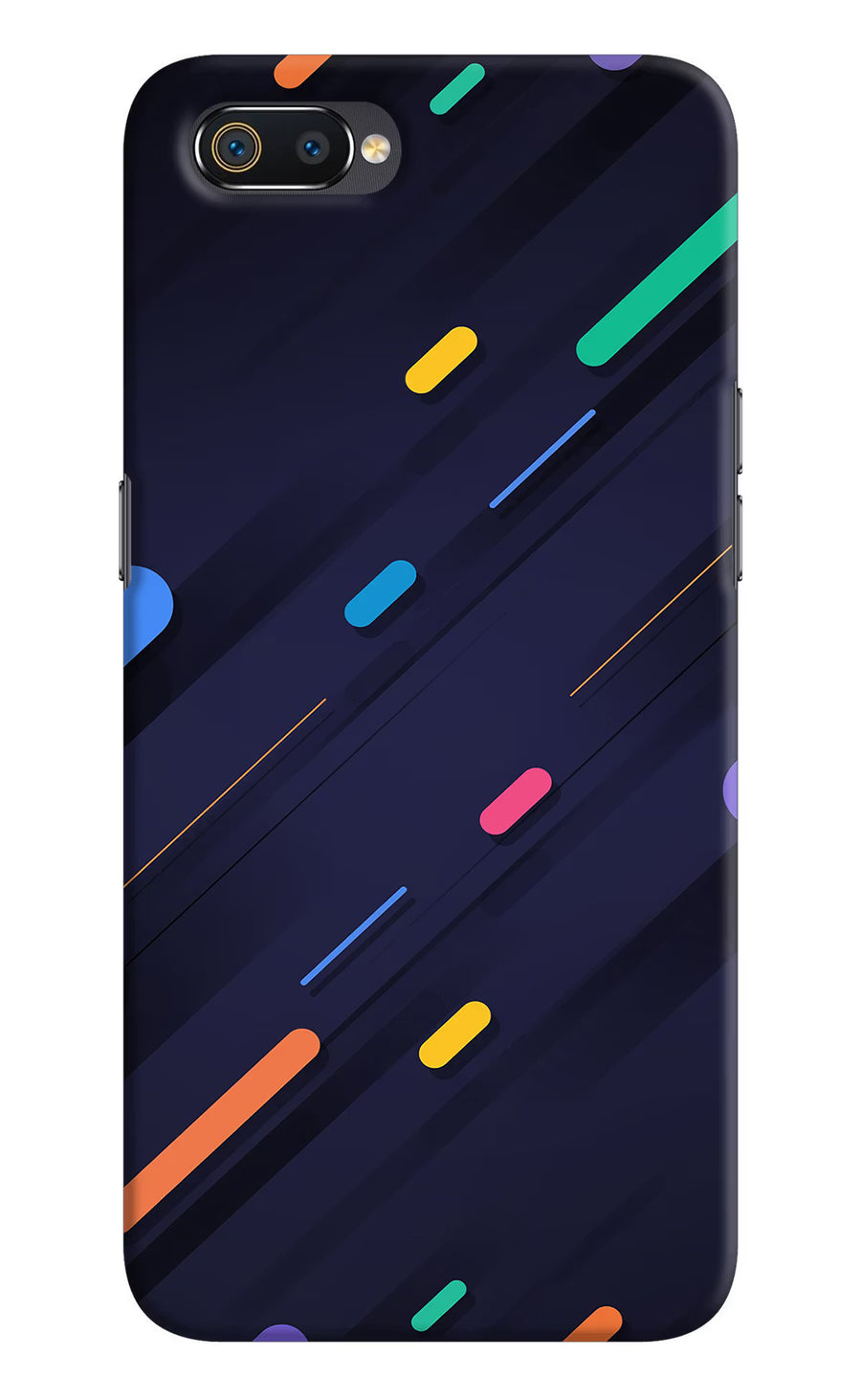 Abstract Design Realme C2 Back Cover, Hard case