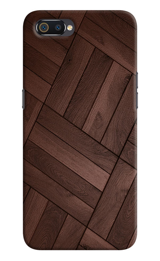 Wooden Texture Design Realme C2 Hard Case Back Cover by Casekaro