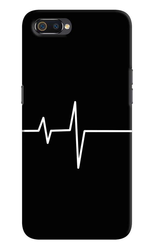 Heart Beats Realme C2 Hard Case Back Cover by Casekaro