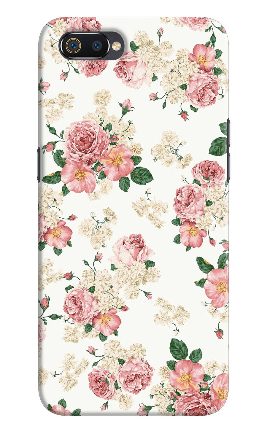 Flowers Realme C2 Back Cover, Hard case