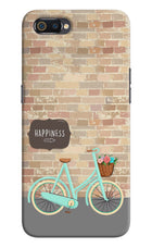 Happiness Artwork Realme C2 Hard Case Back Cover by Casekaro
