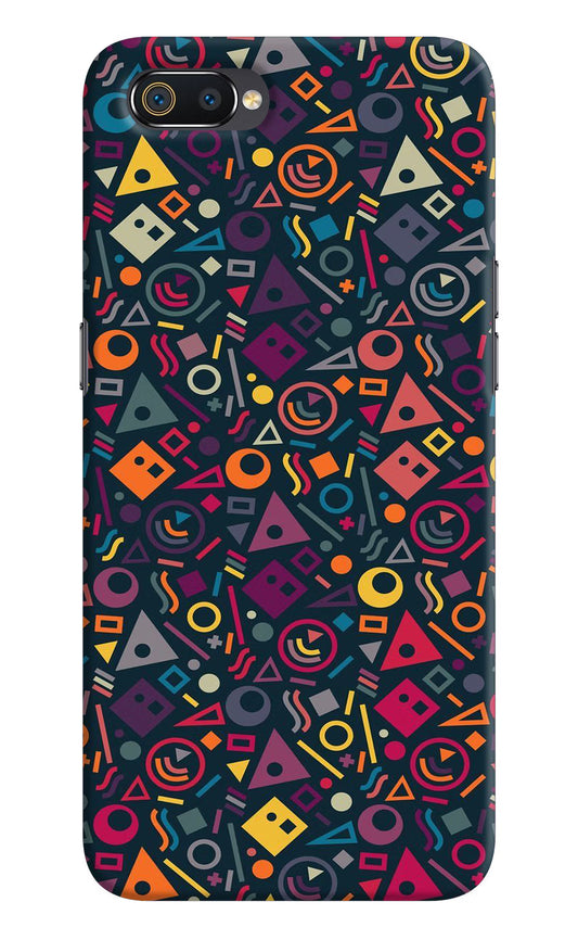 Geometric Abstract Realme C2 Hard Case Back Cover by Casekaro