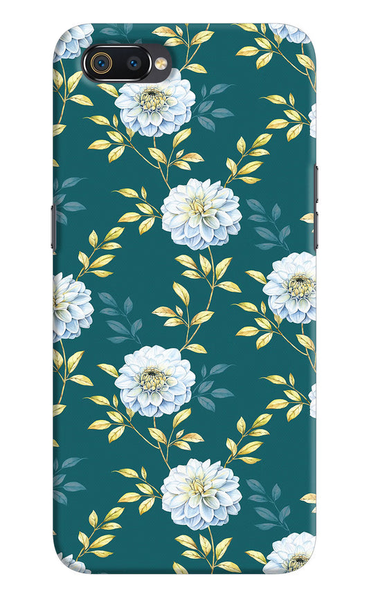 Flowers Realme C2 Hard Case Back Cover by Casekaro