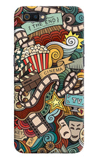 Cinema Abstract Realme C2 Hard Case Back Cover by Casekaro