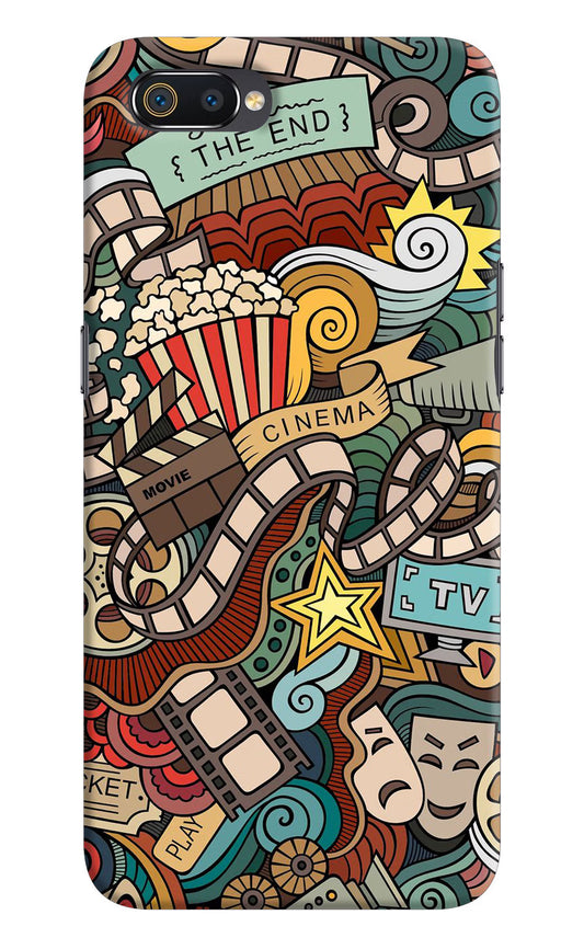 Cinema Abstract Realme C2 Hard Case Back Cover by Casekaro