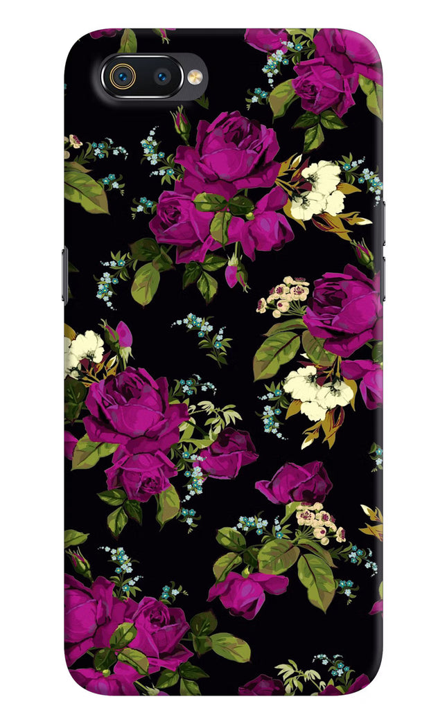 Flowers Realme C2 Hard Case Back Cover by Casekaro