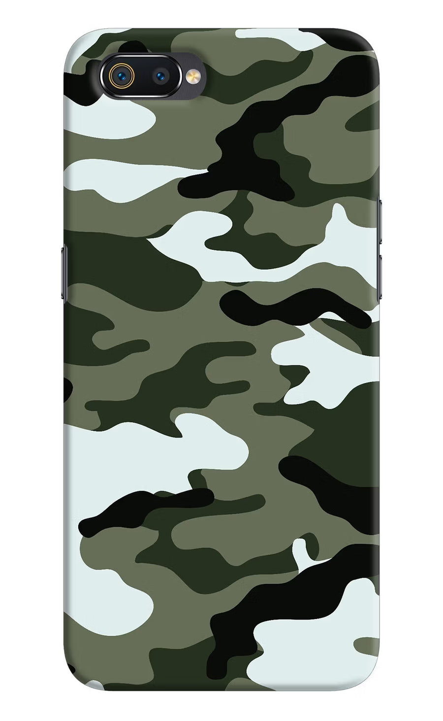 Camouflage Realme C2 Back Cover, Hard case