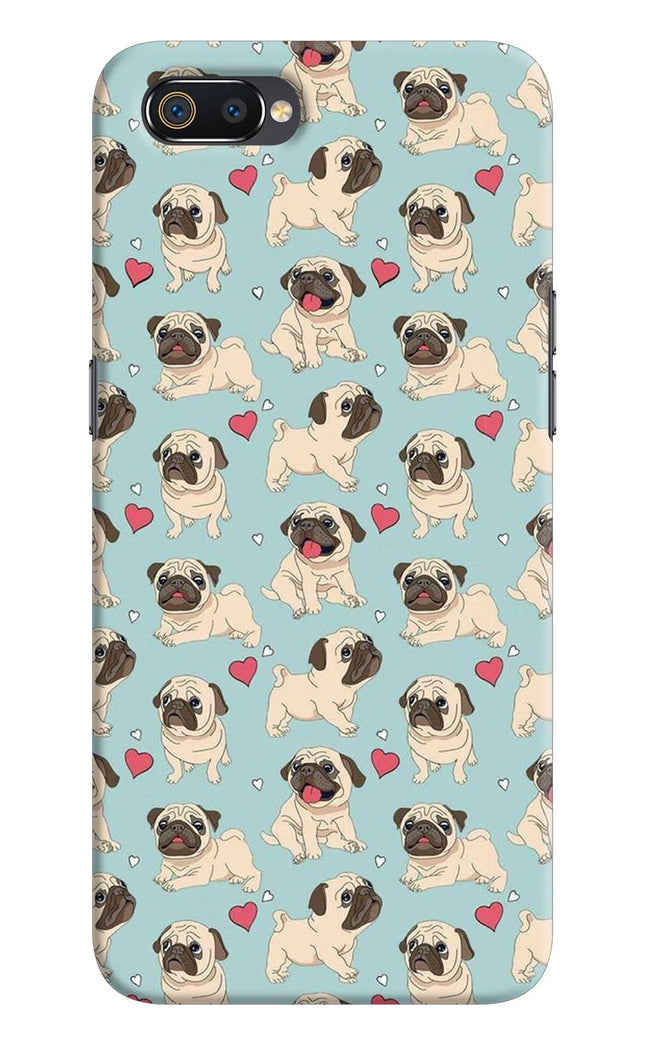 Pug Dog Realme C2 Hard Case Back Cover by Casekaro