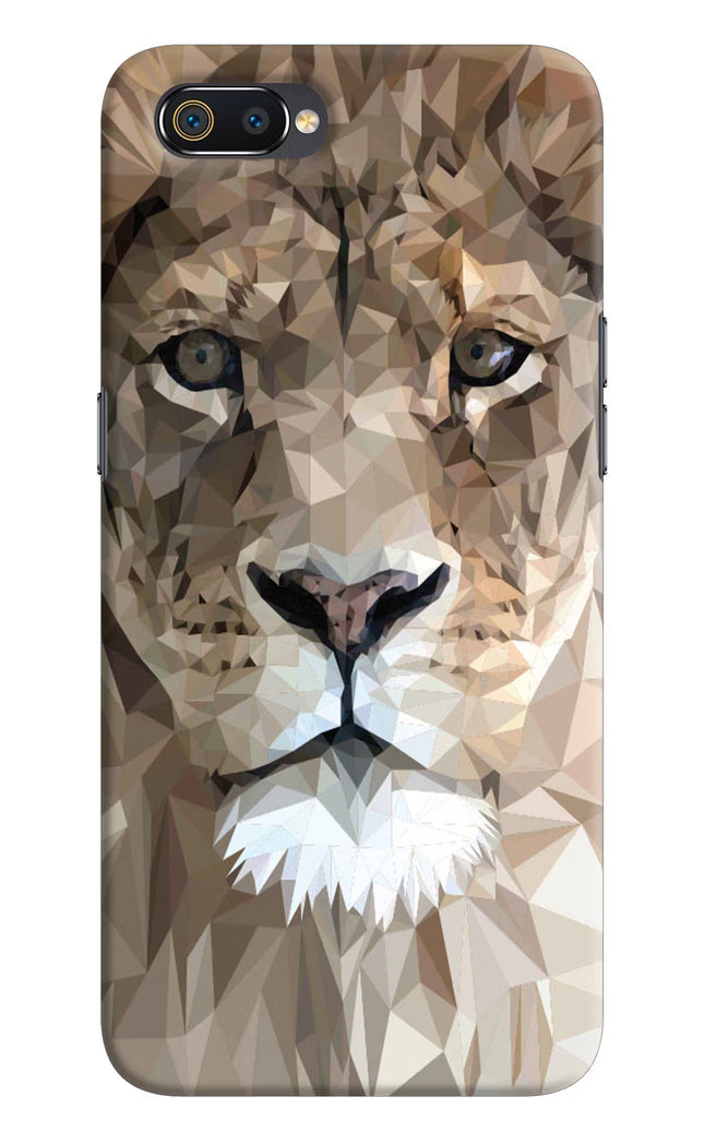 Lion Art Realme C2 Hard Case Back Cover by Casekaro