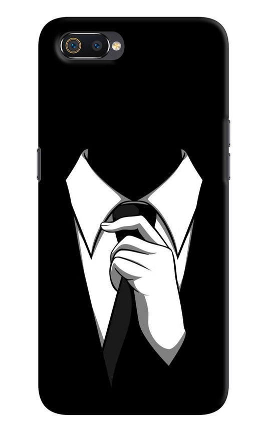 Black Tie Realme C2 Hard Case Back Cover by Casekaro