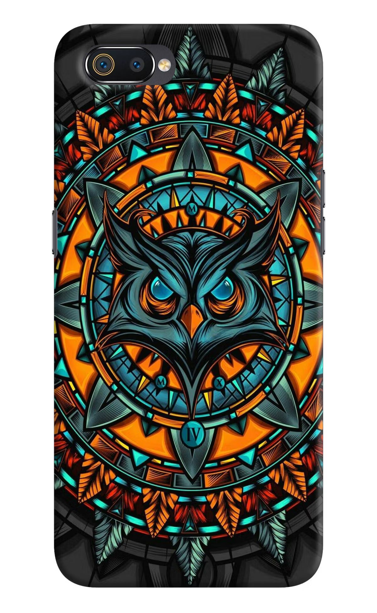 Angry Owl Art Realme C2 Hard Case Back Cover by Casekaro