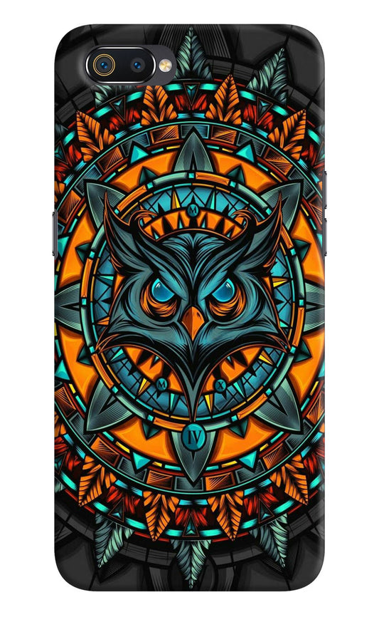 Angry Owl Art Realme C2 Hard Case Back Cover by Casekaro