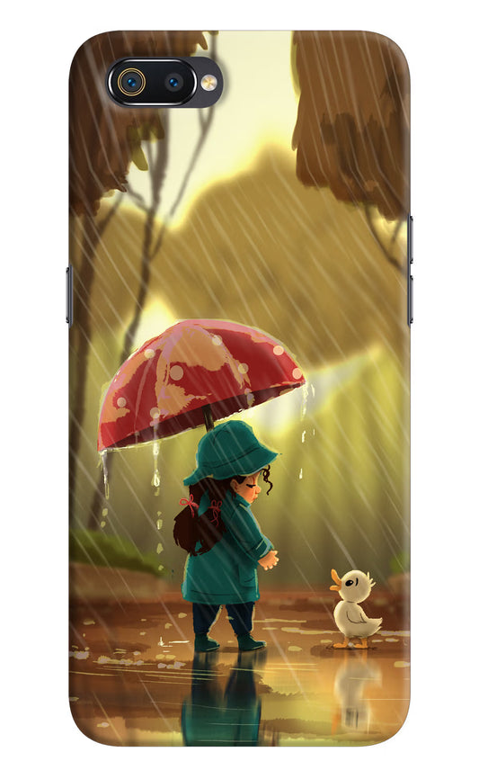 Rainy Day Realme C2 Hard Case Back Cover by Casekaro