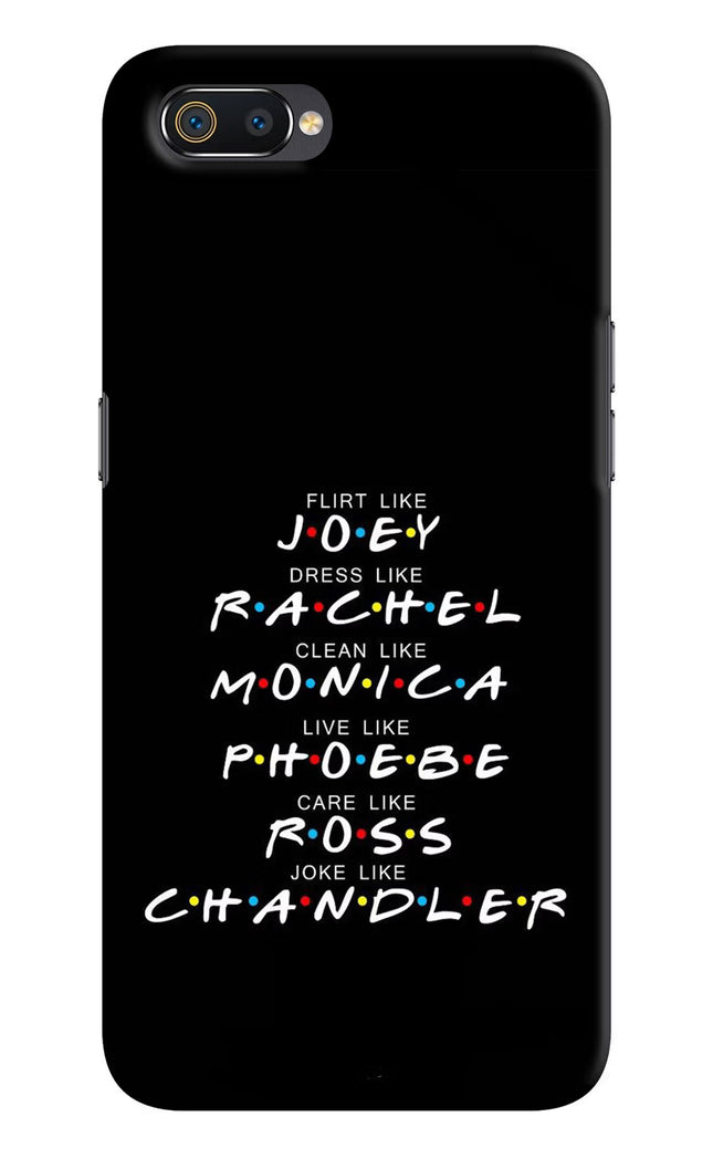 FRIENDS Character Realme C2 Hard Case Back Cover by Casekaro