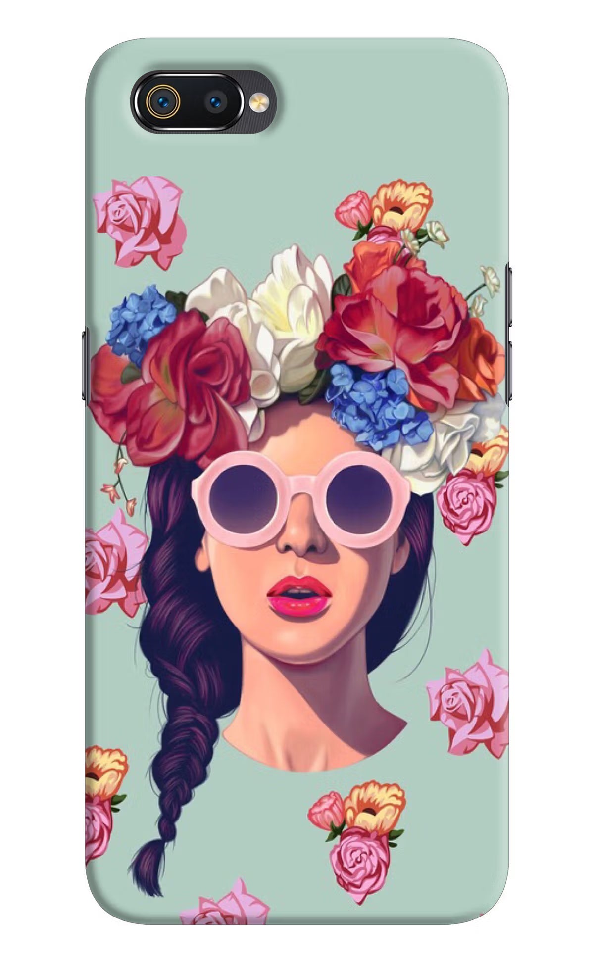 Pretty Girl Realme C2 Hard Case Back Cover by Casekaro