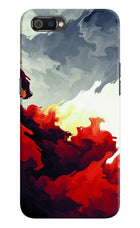 Fire Cloud Realme C2 Hard Case Back Cover by Casekaro