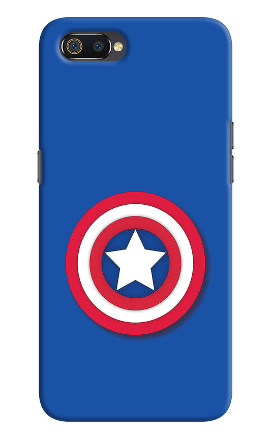 Shield Realme C2 Hard Case Back Cover by Casekaro