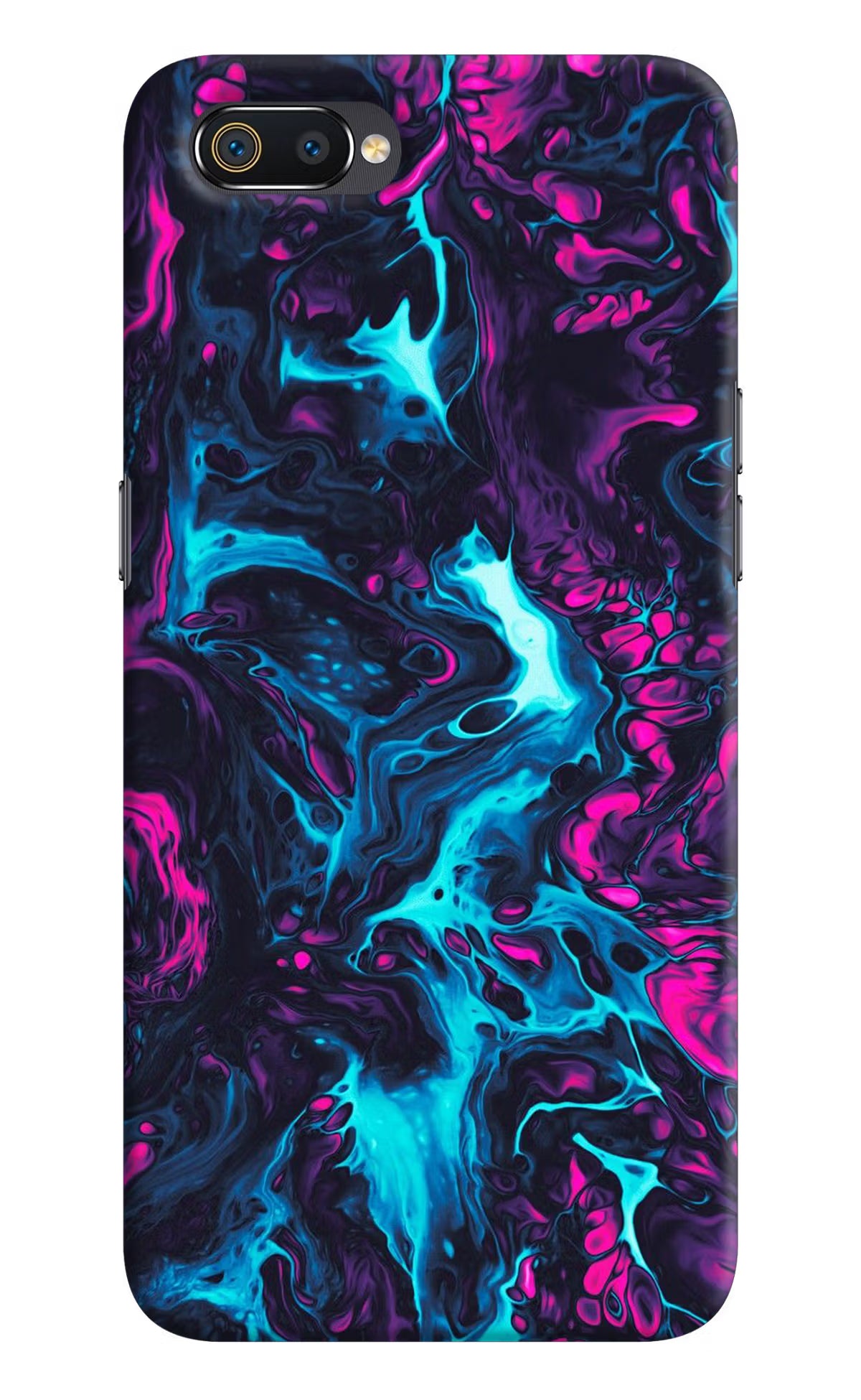 Abstract Realme C2 Hard Case Back Cover by Casekaro