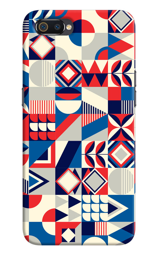 Colorful Pattern Realme C2 Hard Case Back Cover by Casekaro