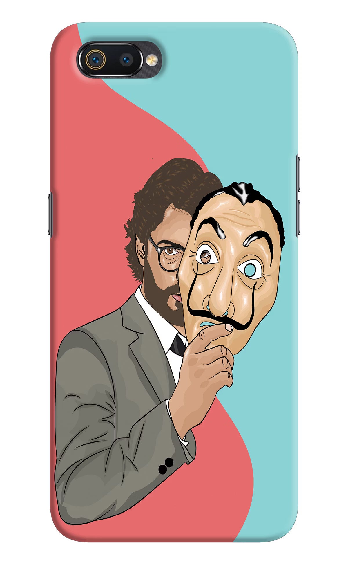 Professor Realme C2 Hard Case Back Cover by Casekaro