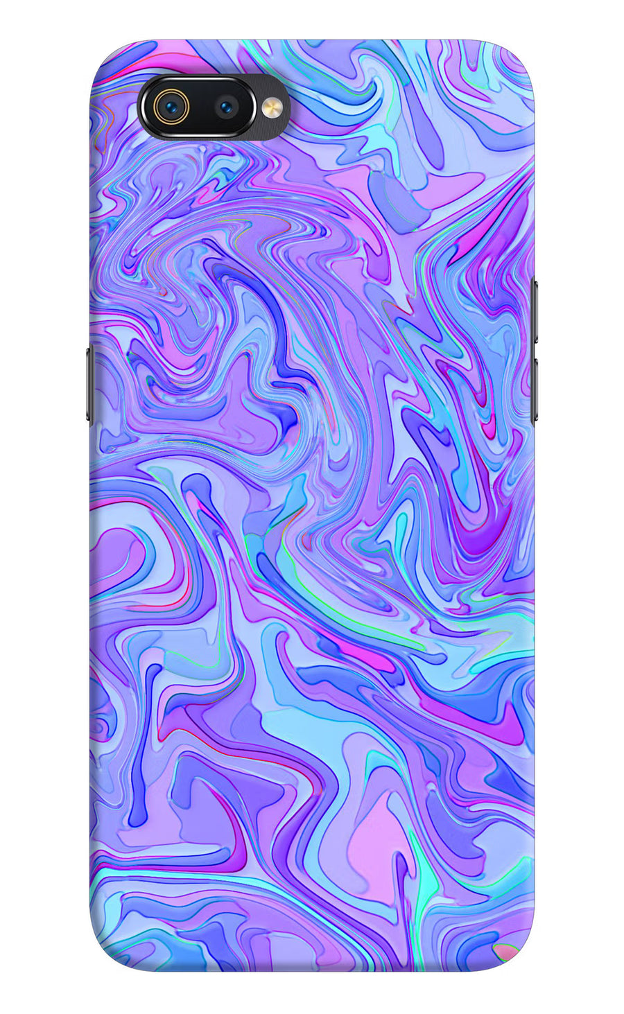Glitter Realme C2 Back Cover, Hard case
