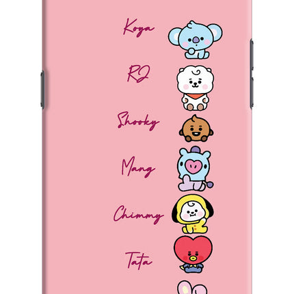 BTS names Realme C2 Hard Case Back Cover by Casekaro