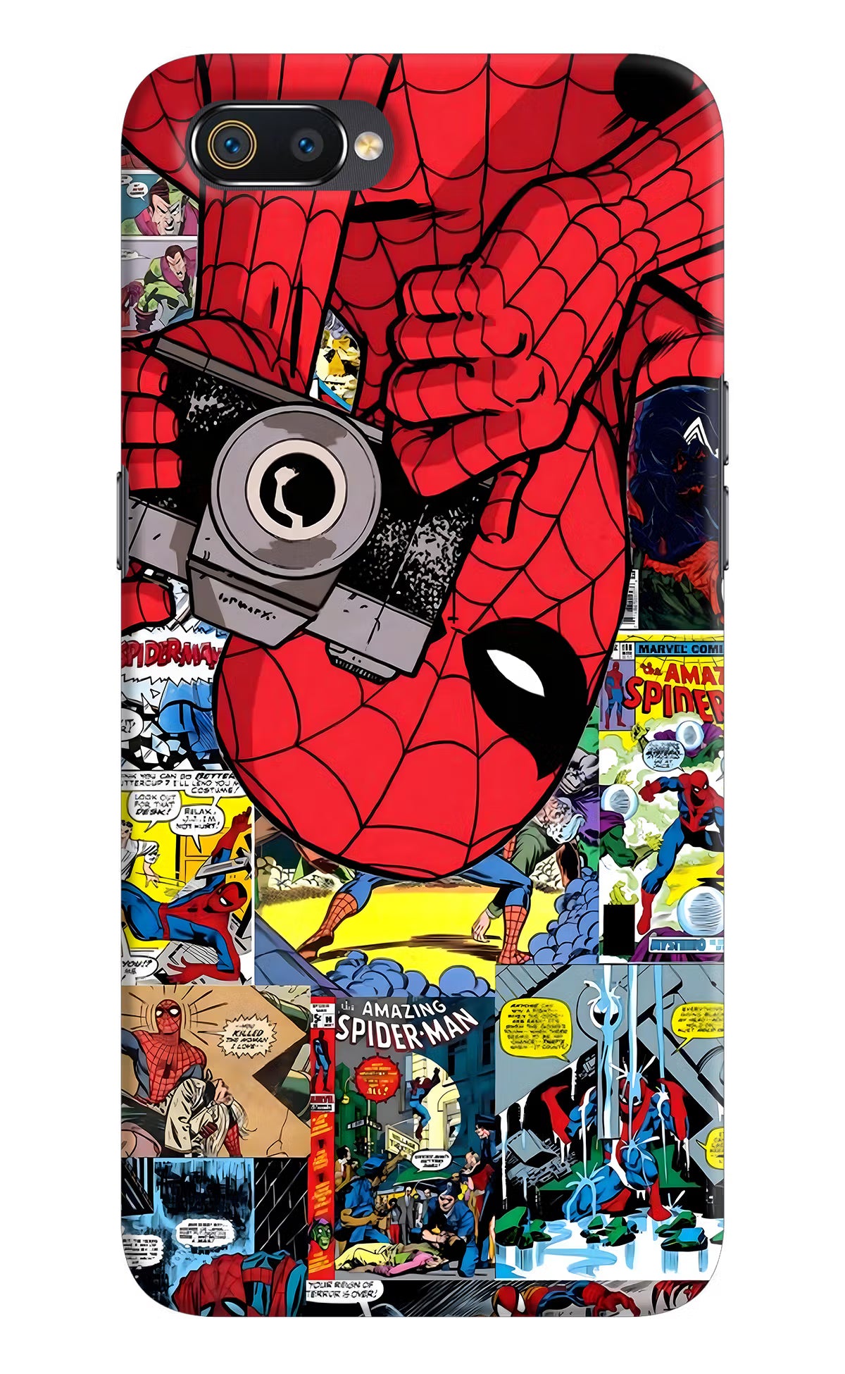 Spider Man Realme C2 Hard Case Back Cover by Casekaro
