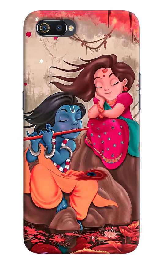 Radhe Krishna Realme C2 Hard Case Back Cover by Casekaro