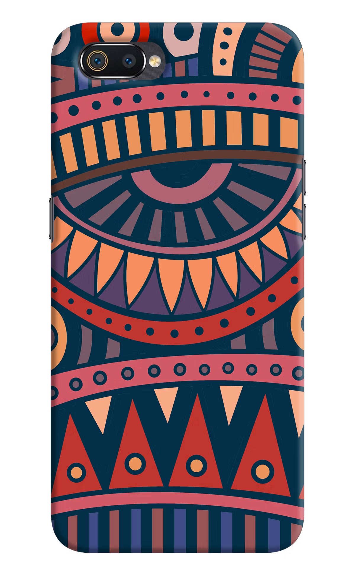 African Culture Design Realme C2 Hard Case Back Cover by Casekaro
