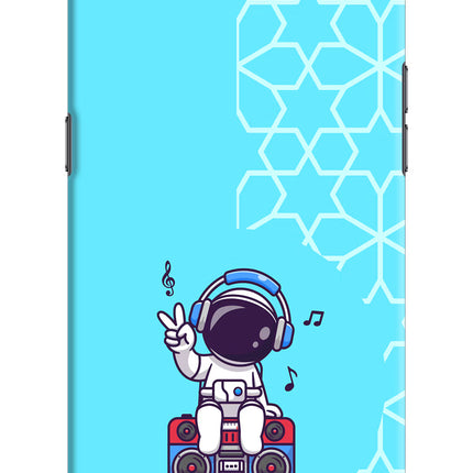 Cute Astronaut Chilling Realme C2 Hard Case Back Cover by Casekaro