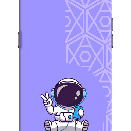 Cute Astronaut Chilling Realme C2 Hard Case Back Cover by Casekaro