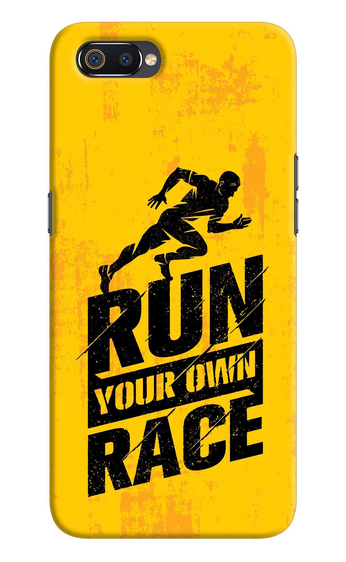 Run Your Own Race Realme C2 Hard Case Back Cover by Casekaro