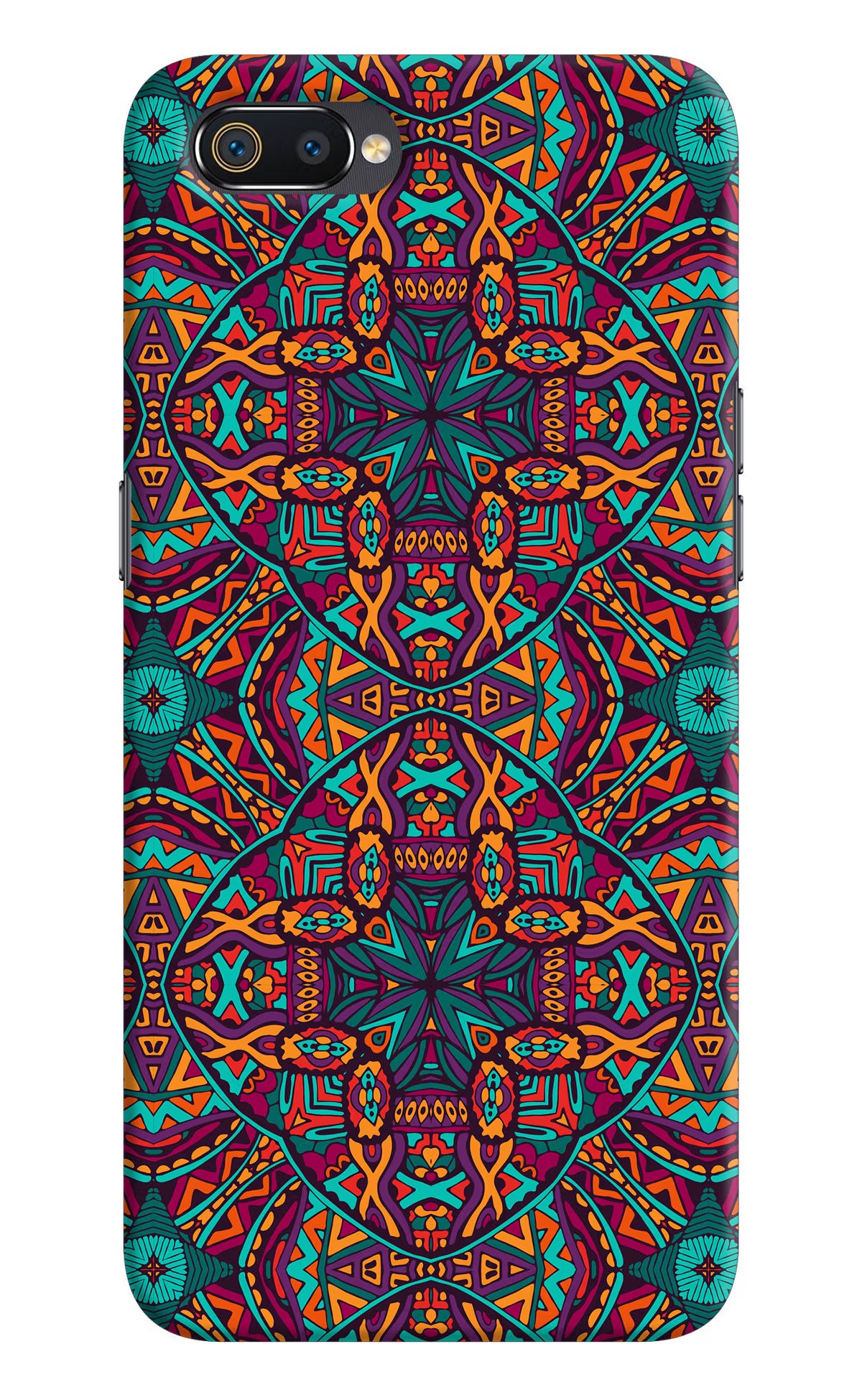 Colour Mandala Realme C2 Hard Case Back Cover by Casekaro