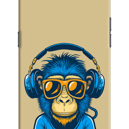 Monkey Headphone Realme C2 Hard Case Back Cover by Casekaro