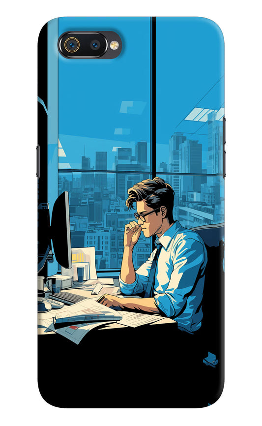 Focused Hustler (AI Generated) Realme C2 Hard Case Back Cover by Casekaro