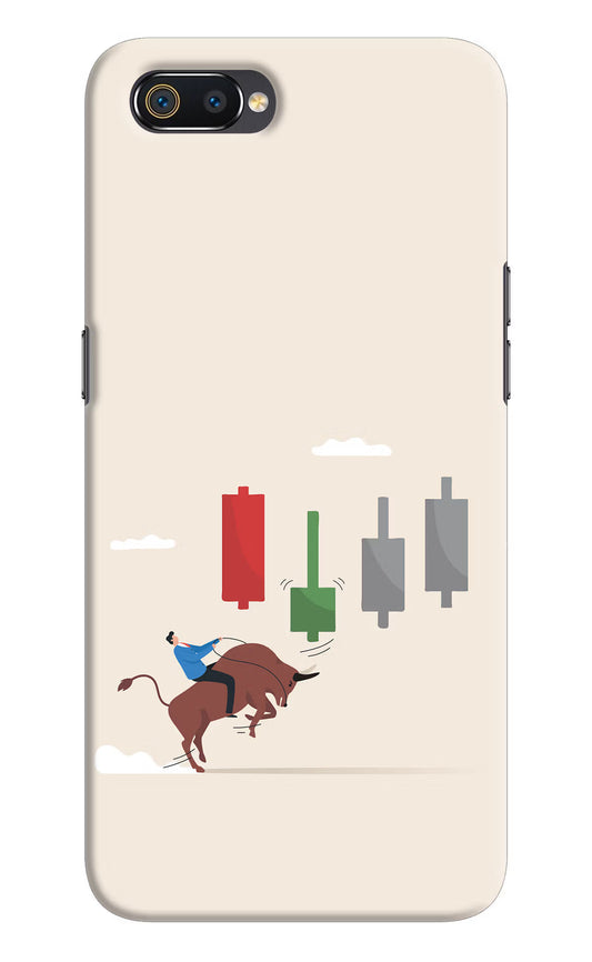Bull Trading Momentum Realme C2 Hard Case Back Cover by Casekaro