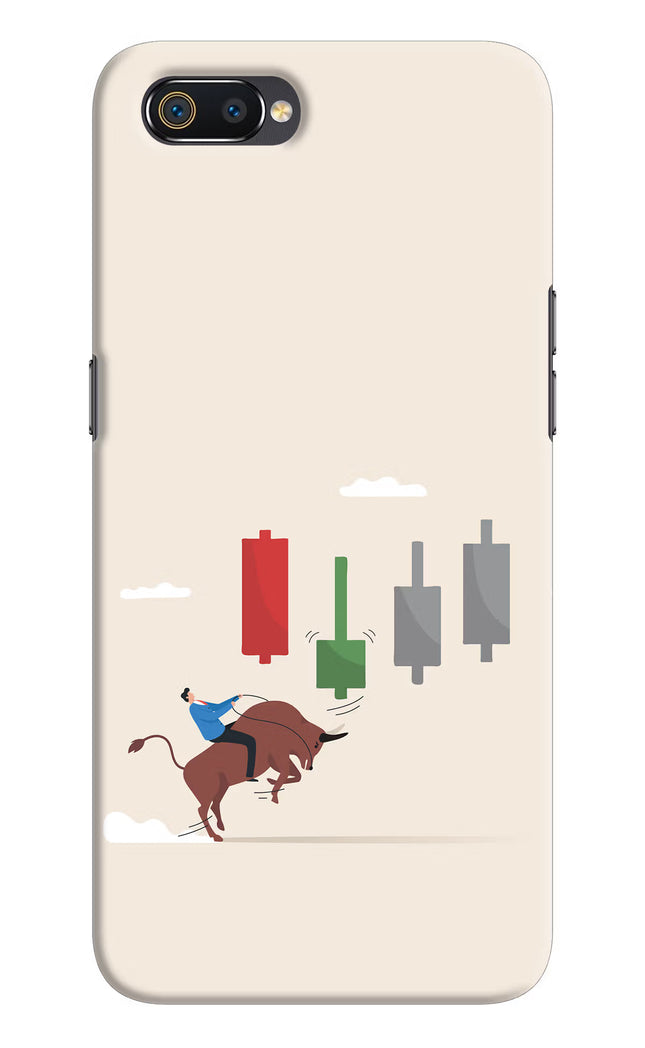 Bull Trading Momentum Realme C2 Hard Case Back Cover by Casekaro
