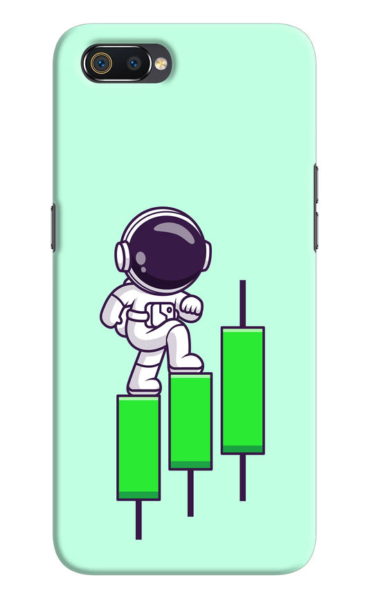 Astronaut Trader Realme C2 Hard Case Back Cover by Casekaro