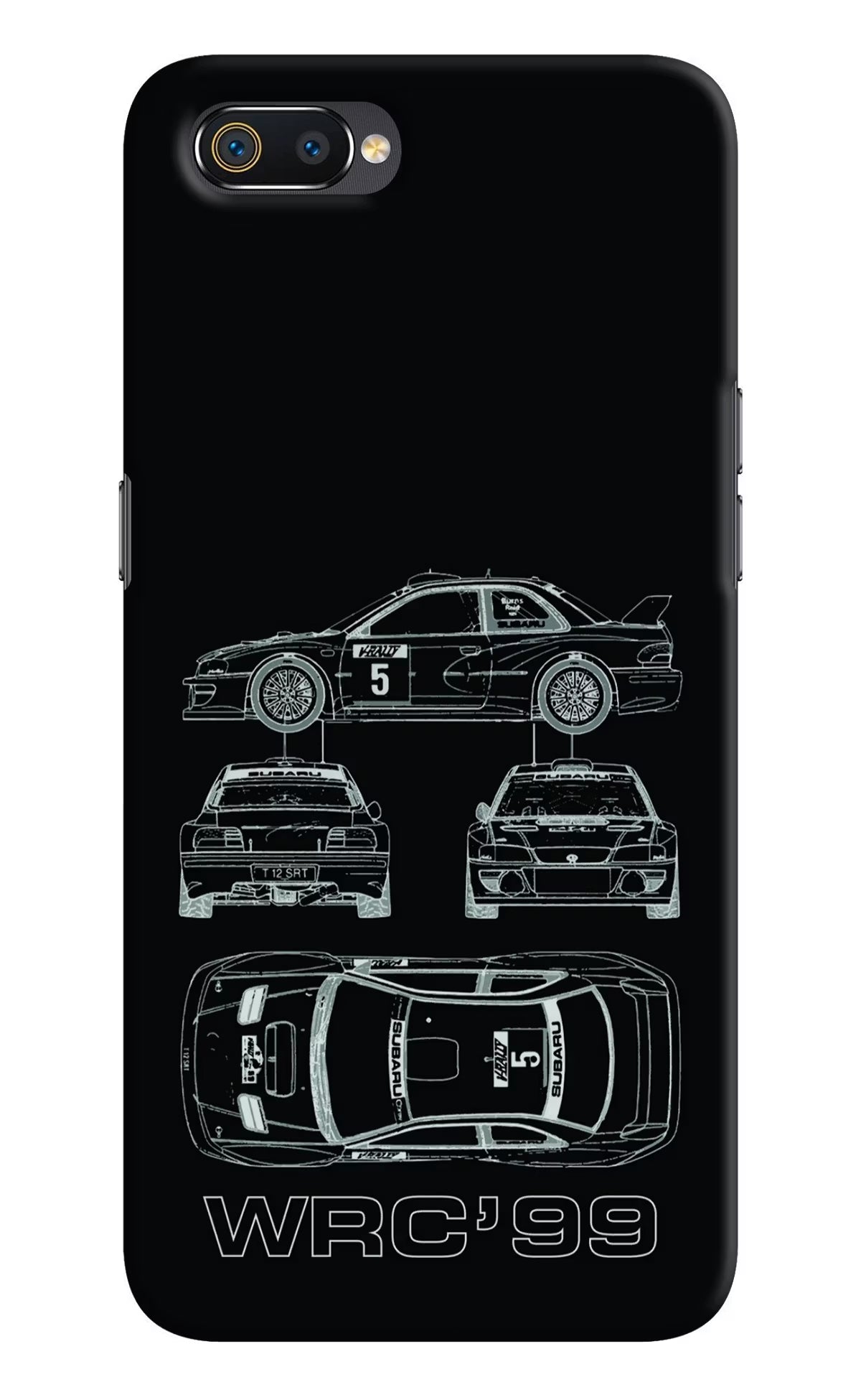 WRC'99 Realme C2 Hard Case Back Cover by Casekaro