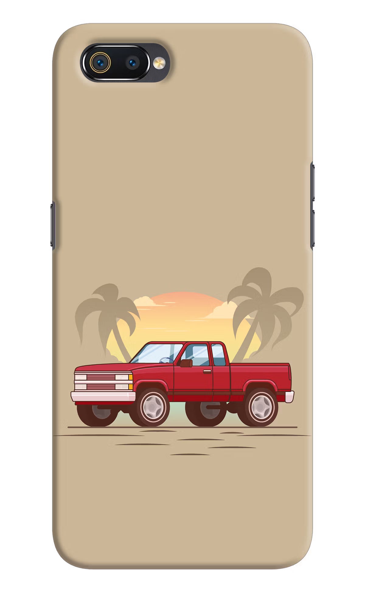 Desert Classic Drive Realme C2 Hard Case Back Cover by Casekaro