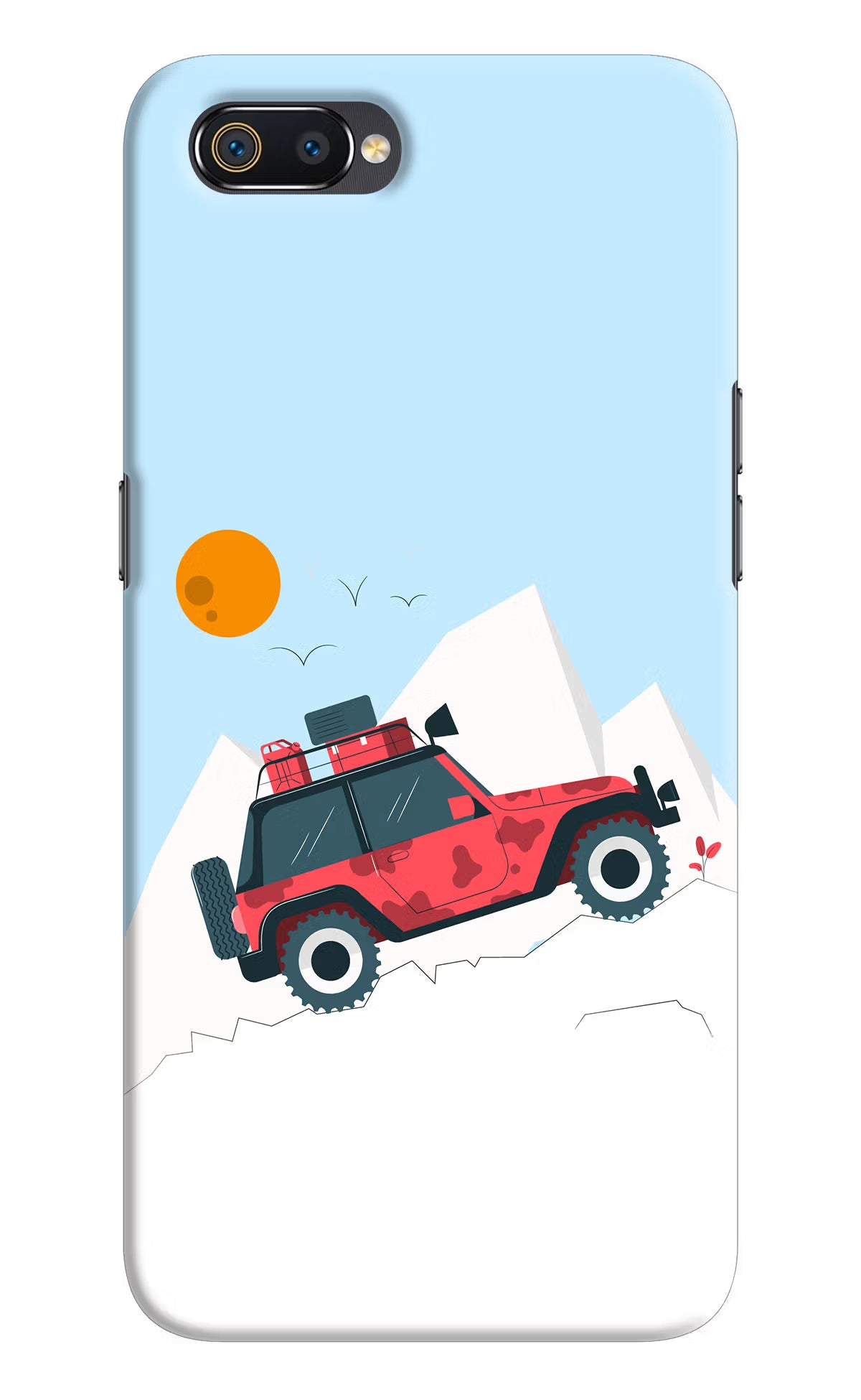 Mountain Trail Beast Realme C2 Hard Case Back Cover by Casekaro