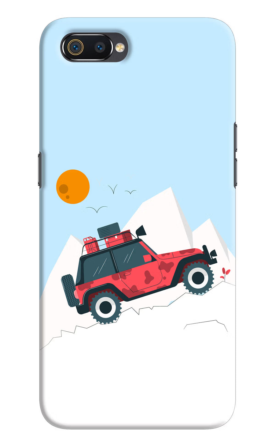 Mountain Trail Beast Realme C2 Back Cover, Hard case