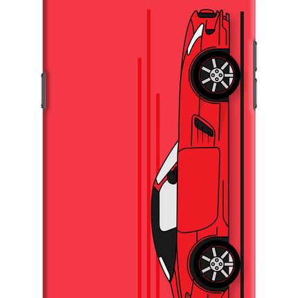 Red Velocity Realme C2 Hard Case Back Cover by Casekaro