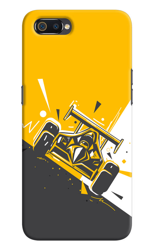 Track King Realme C2 Hard Case Back Cover by Casekaro