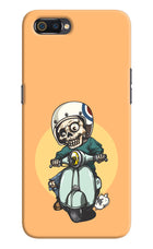Undead Biker Realme C2 Hard Case Back Cover by Casekaro